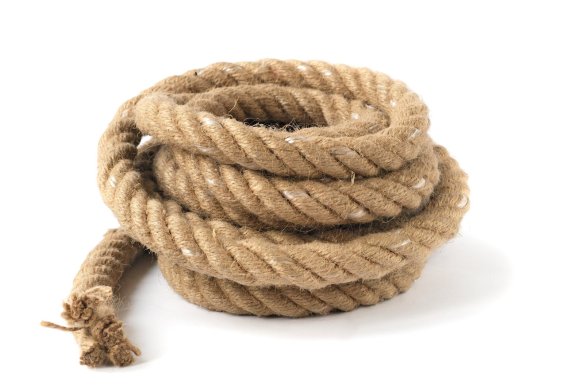 The rope. And no, this isn't "Clue!"
