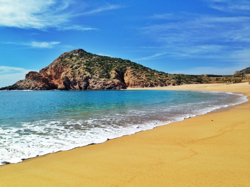 An idyllic beach in Cabo San Lucas.