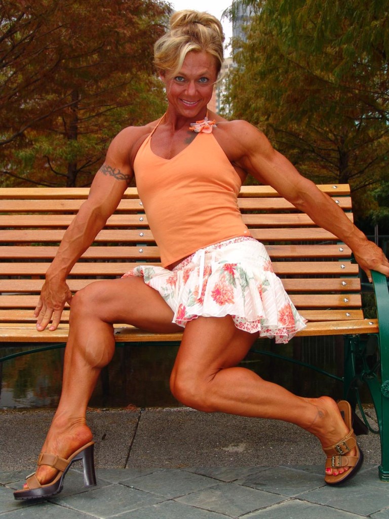 Brenda Smith has a gorgeous set of calves.