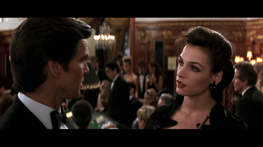Other than Wai Lin in "Tomorrow Never Dies," Xenia was the only Bond girl who could match Bond in a fist fight.