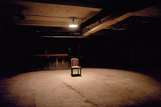 This is what the interrogation room would look like.